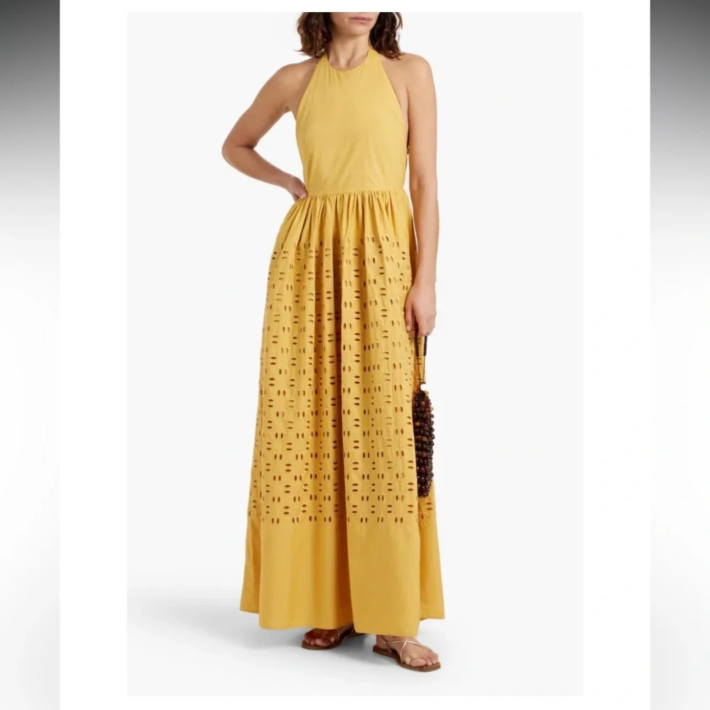 Last time ✨ Blair Cotton Eyelet
Maxi Halter Dress - Picture 5 of 9